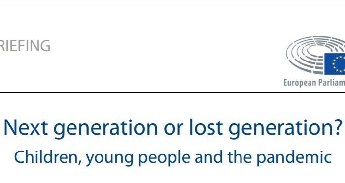 Μελέτη EPRS – Επόμενη γενιά ή χαμένη γενιά: Παιδιά, νέοι και πανδημία