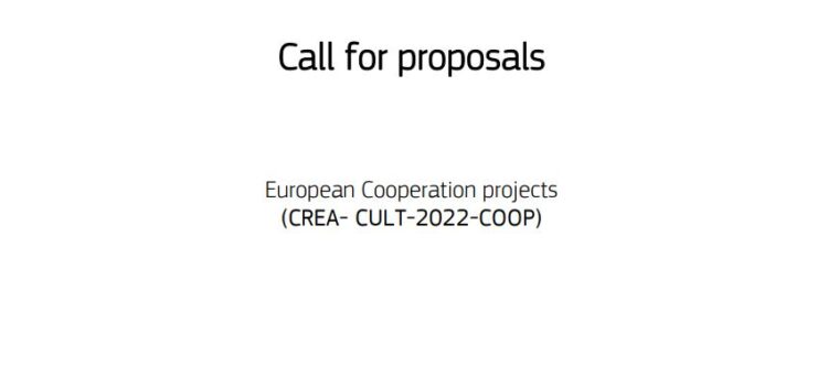 Έργα Ευρωπαϊκής Συνεργασίας Μεσαίας Κλίμακας (CREA-CULT-2022-COOP-2)