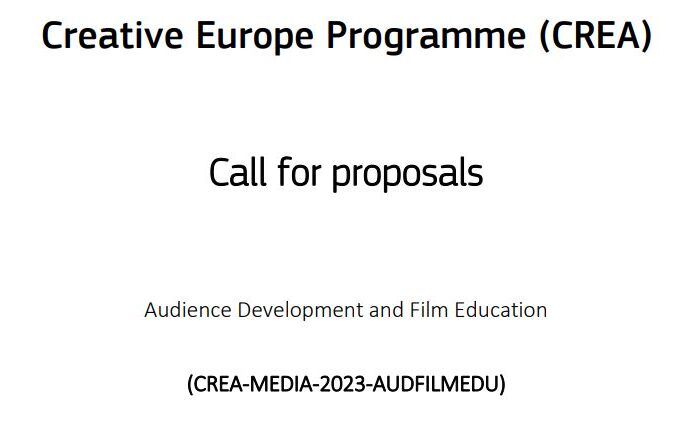 Ανάπτυξη κοινού και κινηματογραφική εκπαίδευση (CREA-MEDIA-2023-AUDFILMEDU)