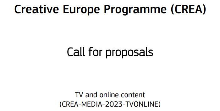 Τηλεοπτικό και διαδικτυακό περιεχόμενο (CREA-MEDIA-2023-TVONLINE)